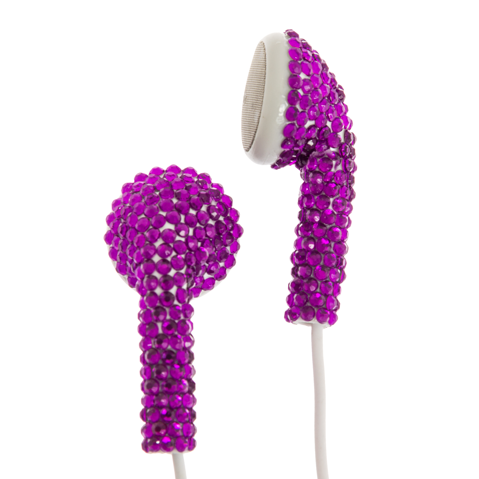 Crystal Rhinestone Earphones Earbuds with Microphone Bling!