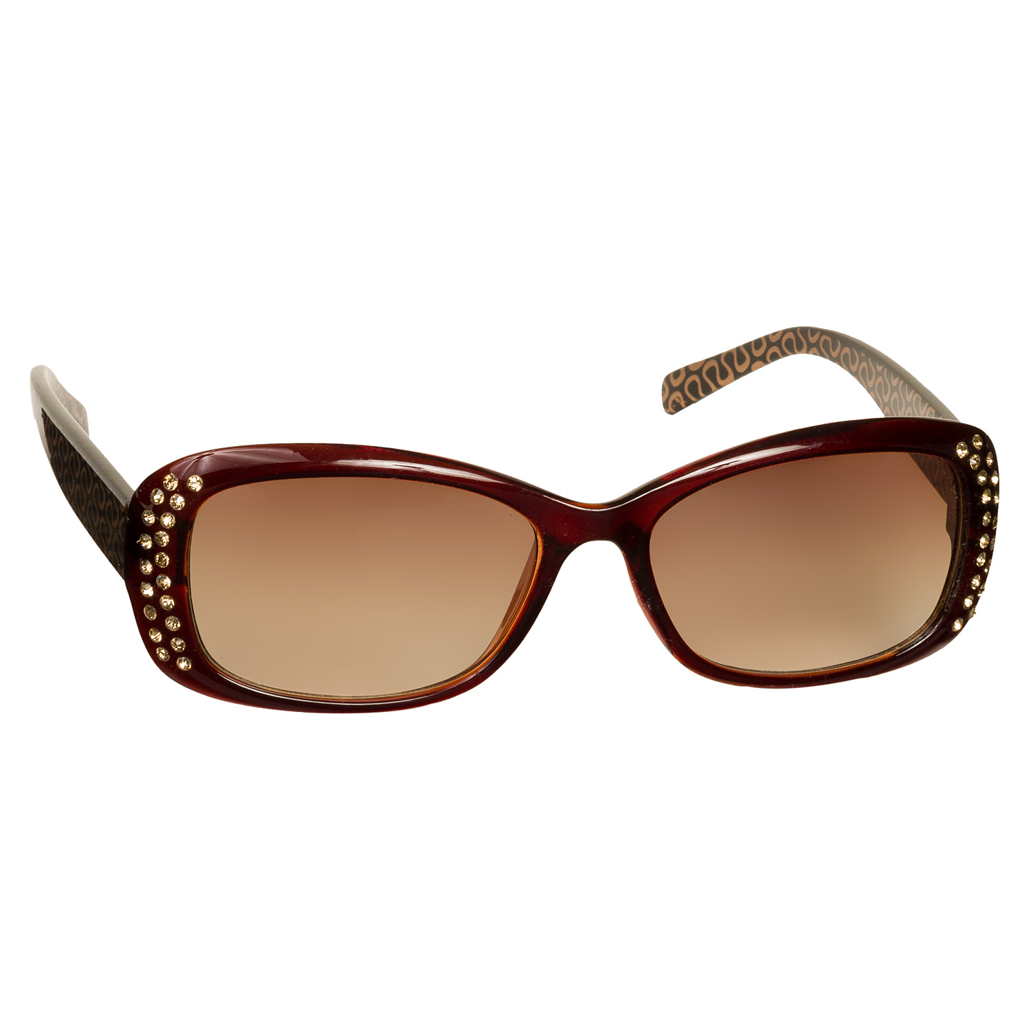 Designer Rhinestone Fashion Side Logo Crystal Ladies Sunglasses UV