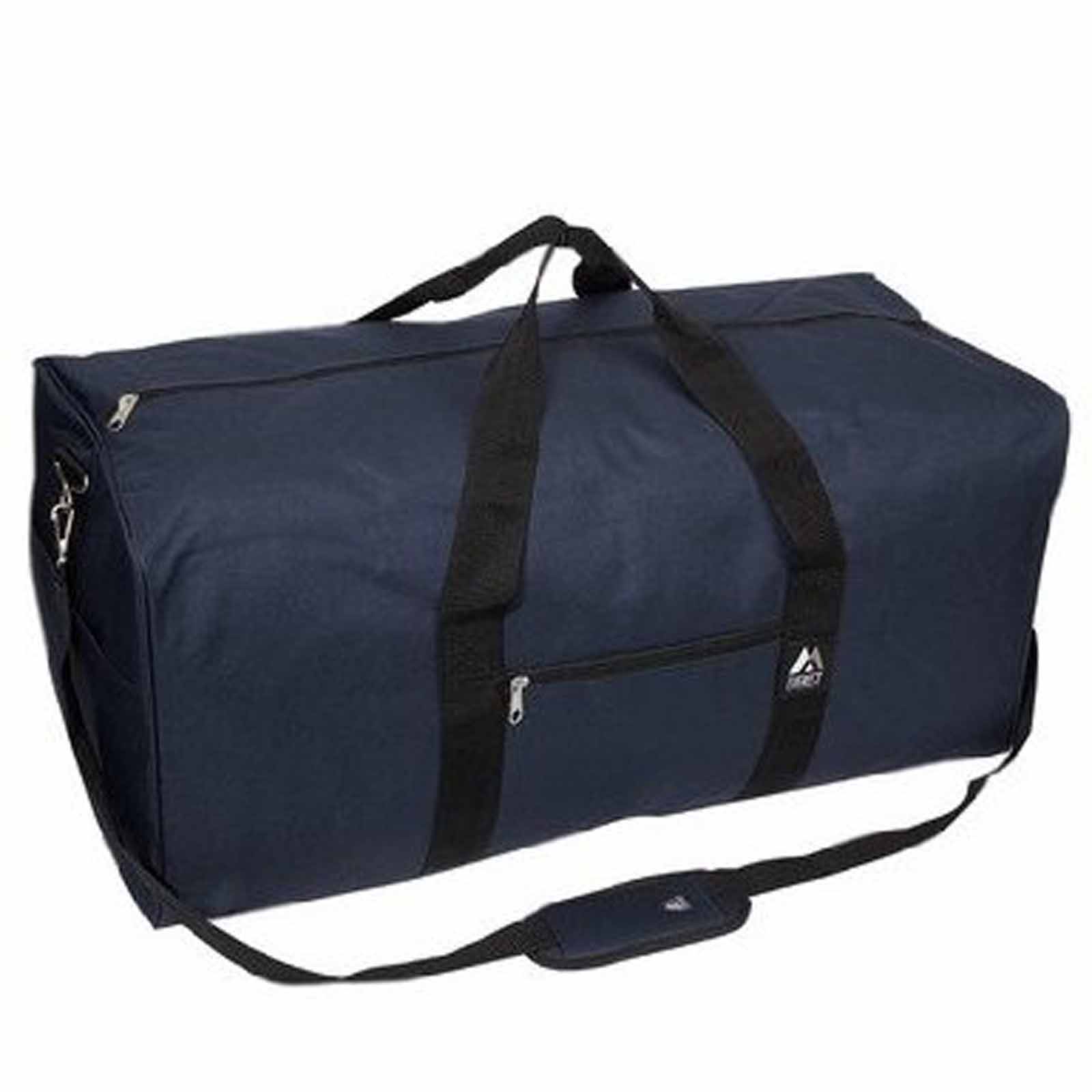 ... Navy Blue Basic Polyester Travel Carry On Duffle Luggage Gear Bag ... Navy Blue Basic Polyester Travel Carry On Duffle Luggage Gear Bag
