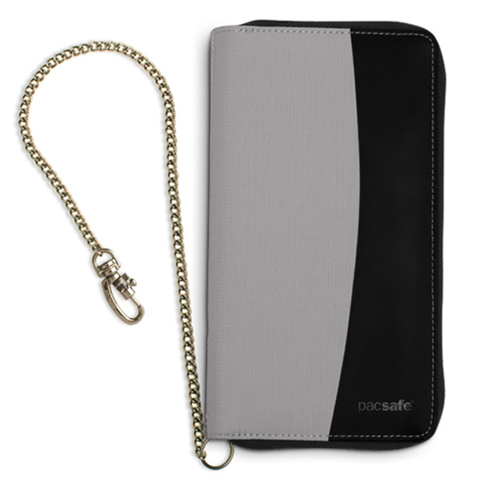 Pacsafe WalletSafe 200 Grey Black AntiTheft Travel Ticket Passport