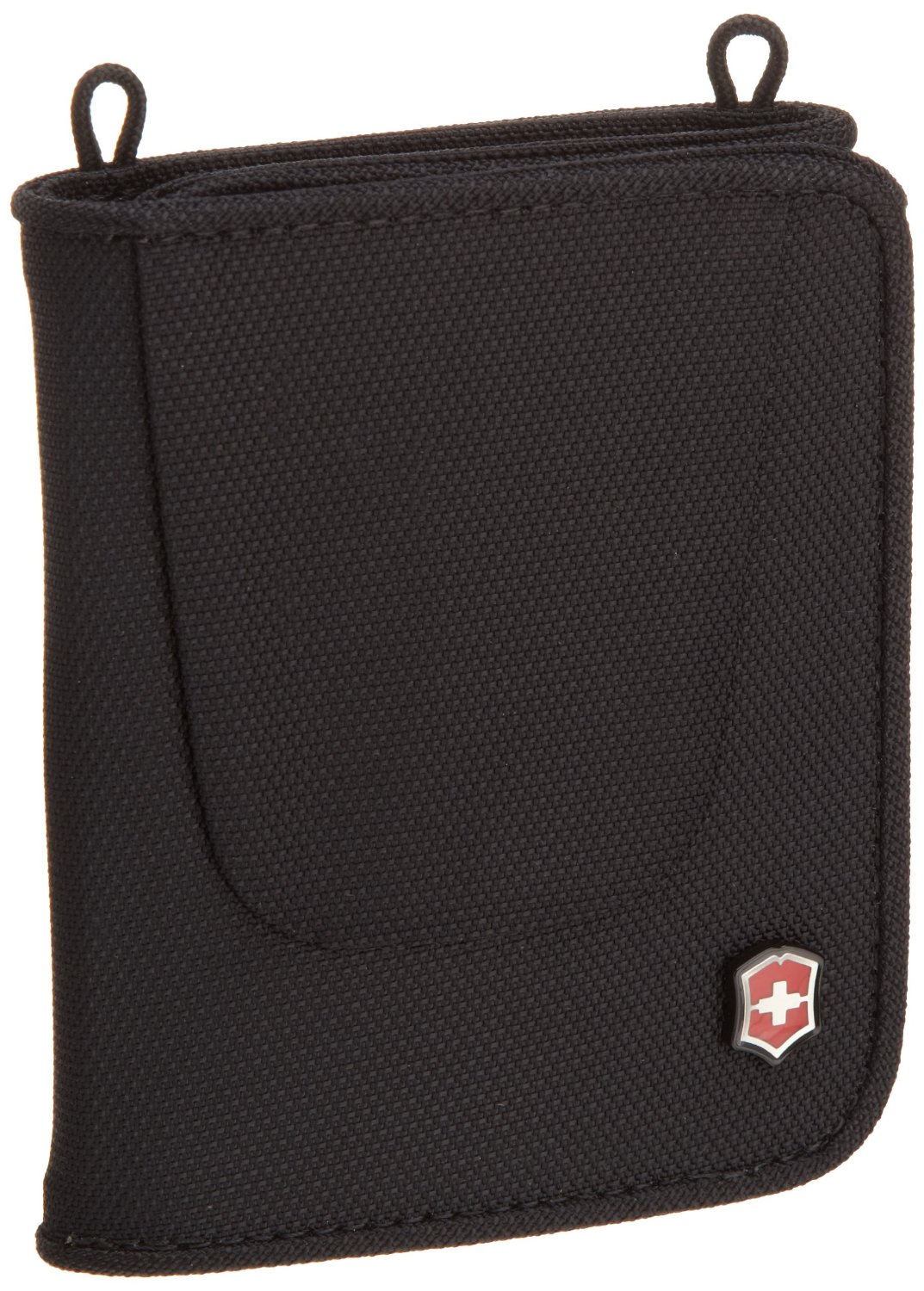 Victorinox Men's Black Nylon Micro Mesh Deluxe Business Trifold Wallet