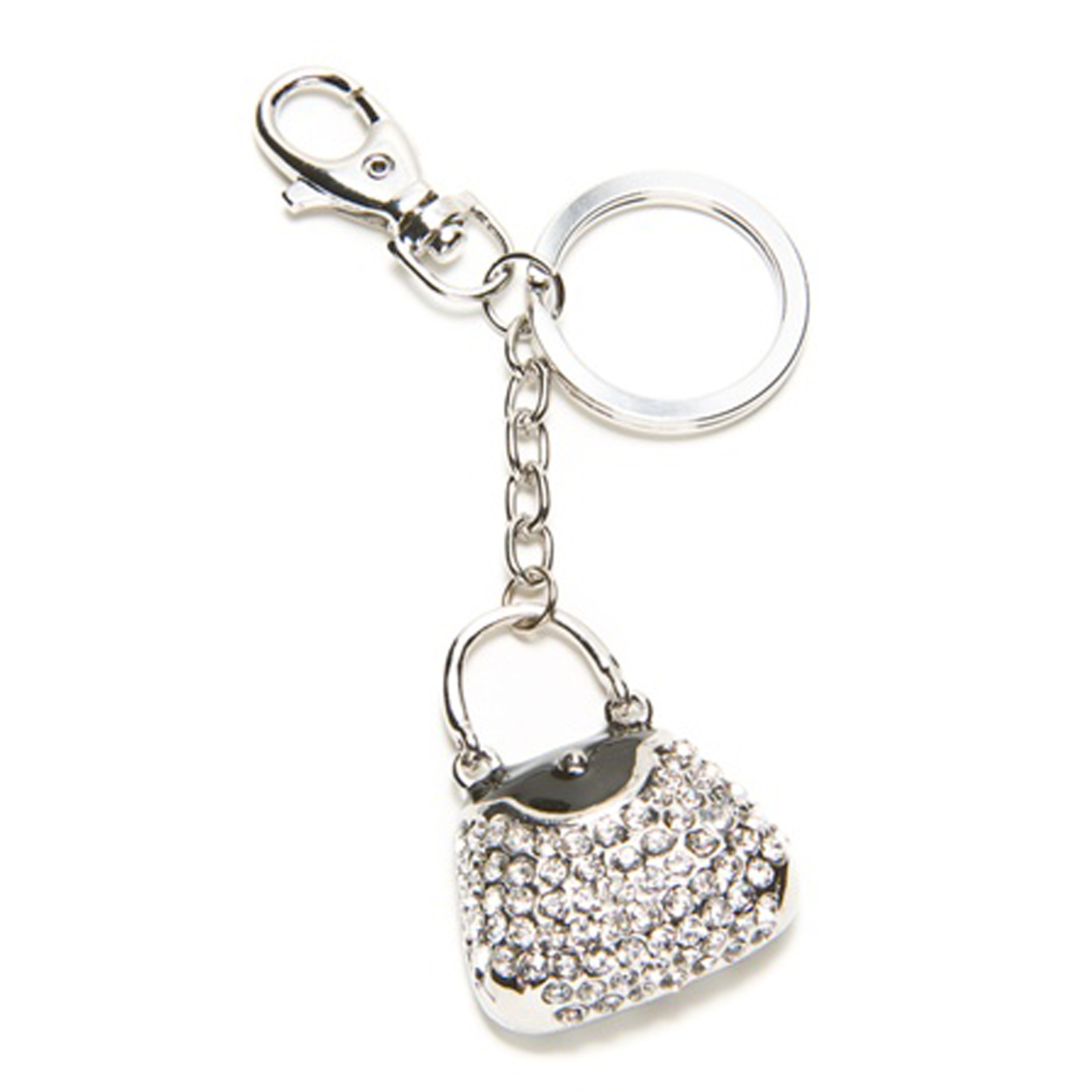 Crystal Rhinestone Keychain Key Ring w/ Clasp eBay