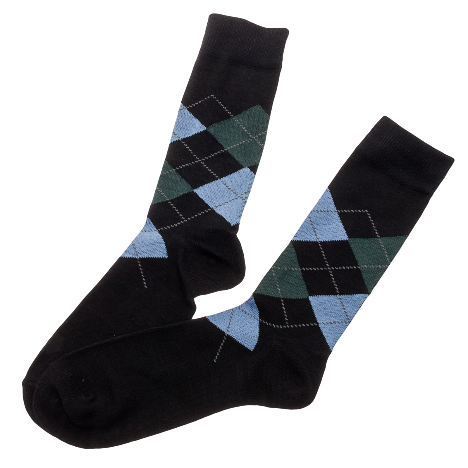 FineFitMensFancyCottonArgyleDressSocksShoes612