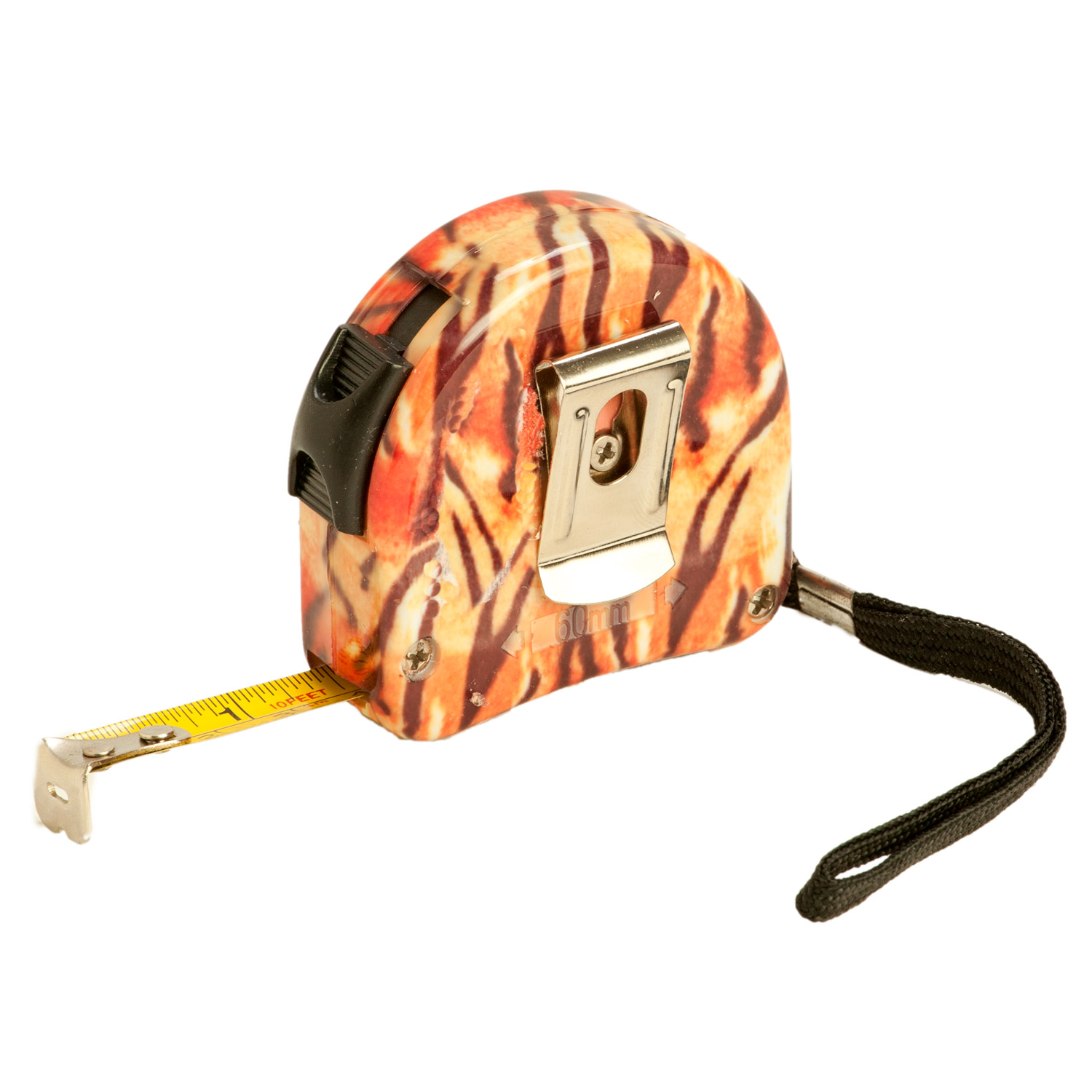 Women Acrylic Cheetah Exotic Safari Animal Print Utility Tool Tape