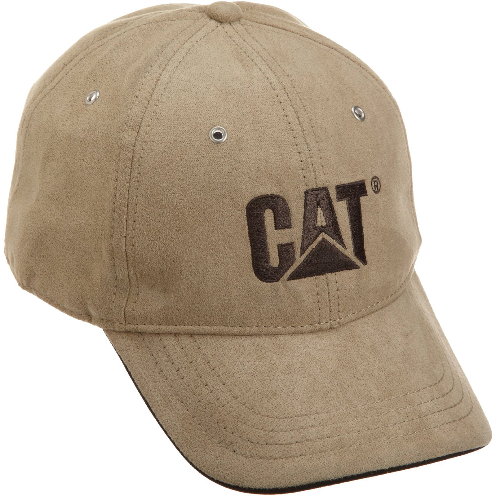 Caterpillar Cat Men's Microsuede Trademark Adjustable Baseball Cap Hat