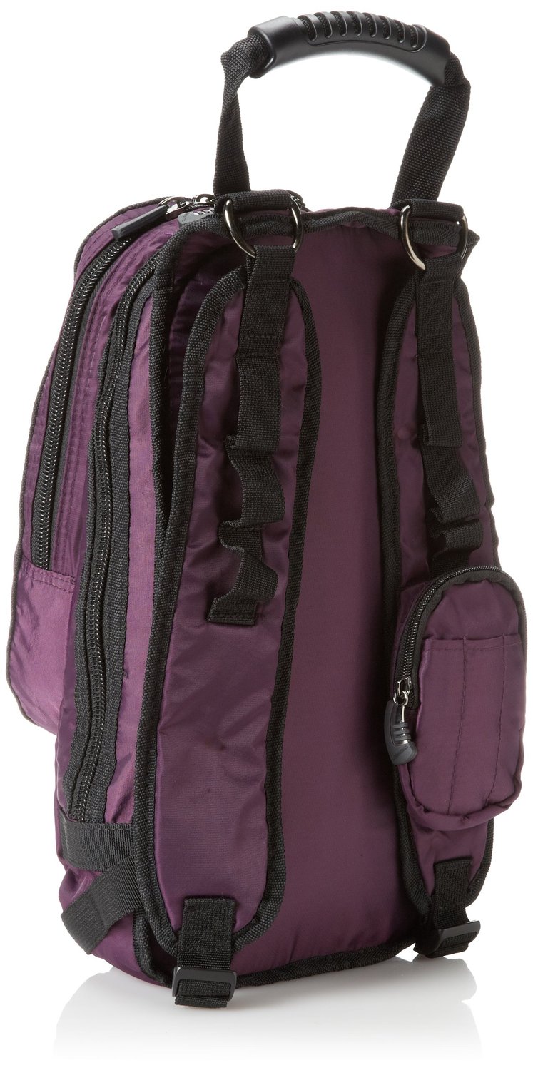 Vespa Mens Nylon Mini Compact Basic Backpack School Class Workout Book