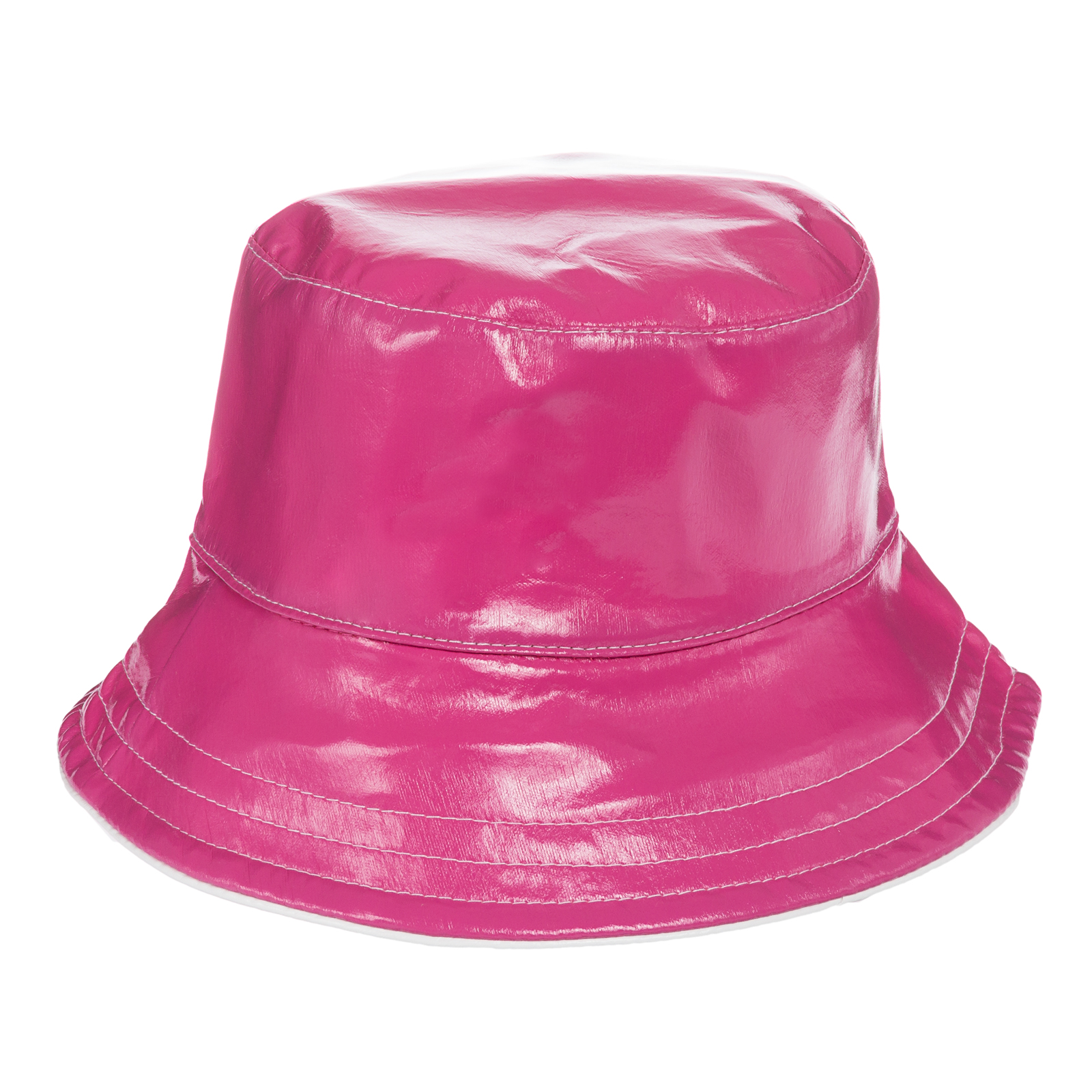 Dorfman Pacific Scala Reversible Rain Bucket Hat Cap w/ Polka Dot