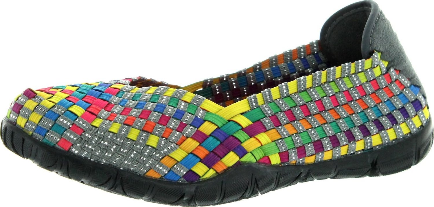 Corkys Womens Sidewalk Woven Casual Flats Bright Multi 10 Corkys Womens Sidewalk Woven Casual Flats Bright Multi 10