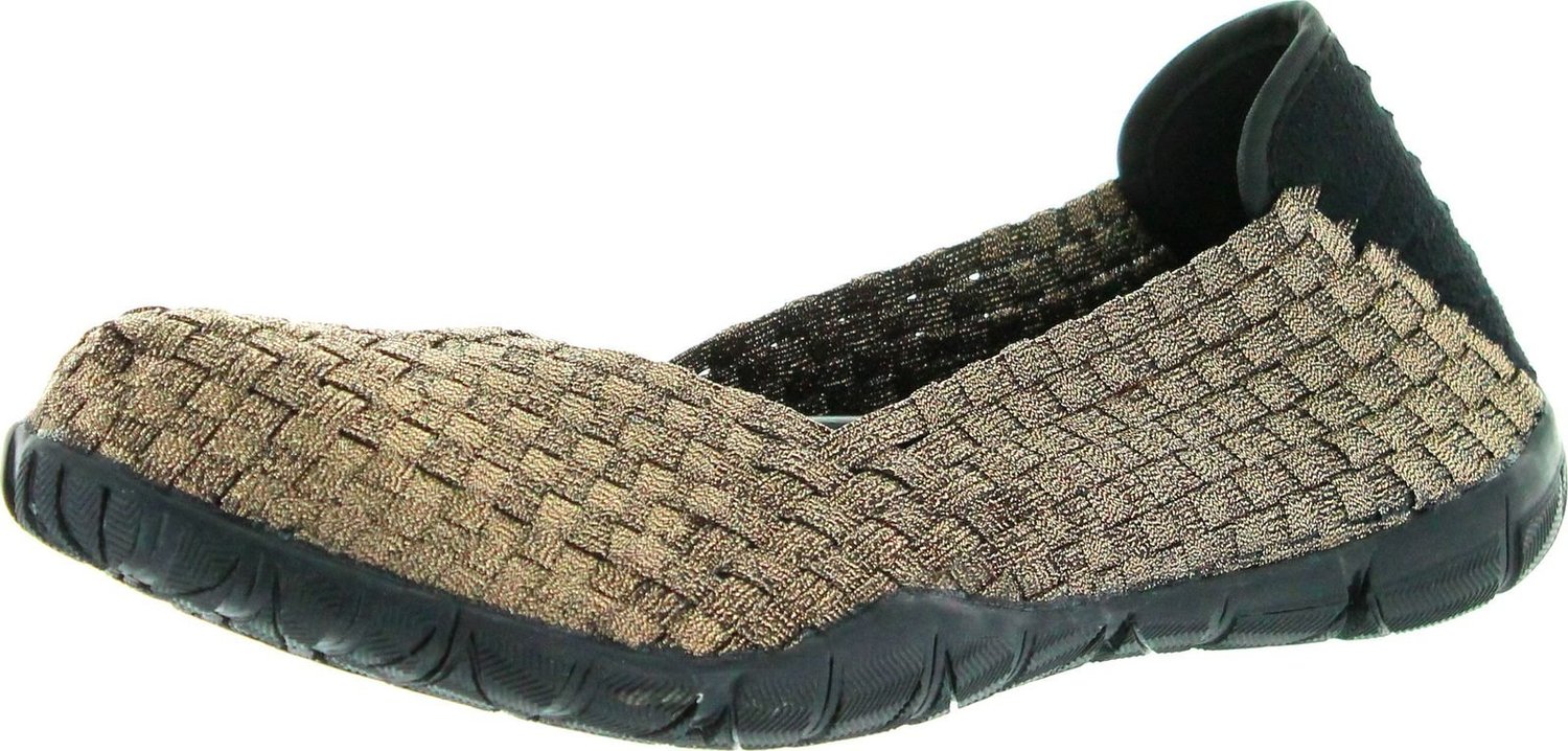 Corkys Womens Woven Elastic Casual Sidewalk Flats Shoes Corkys Womens Woven Elastic Casual Sidewalk Flats Shoes