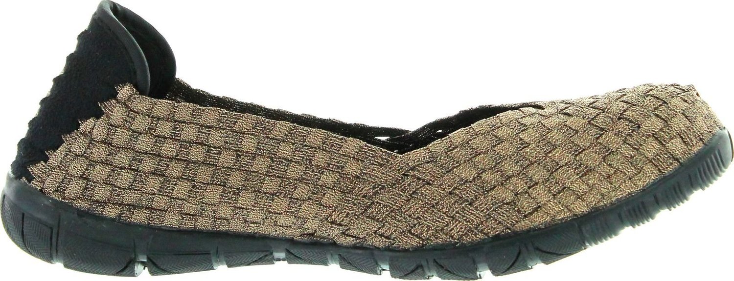 Corkys Womens Woven Elastic Casual Sidewalk Flats Shoes Footwear eBay