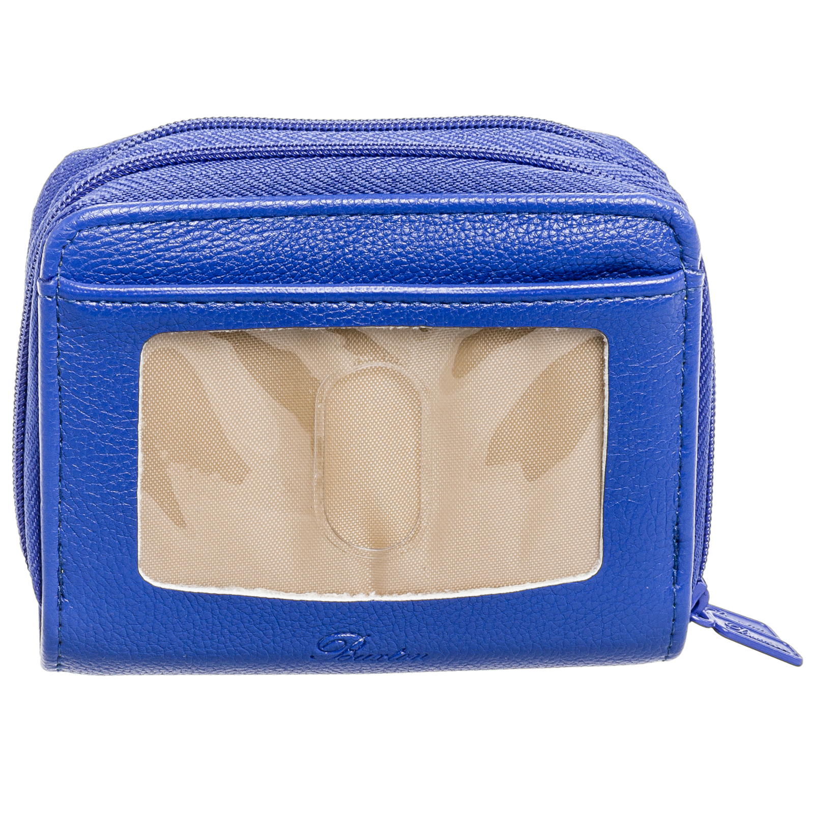 double zip accordion wallet