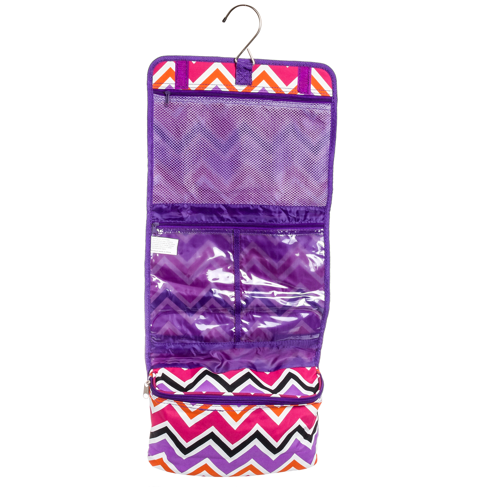 WomensCosmeticBagHangingTravelRollUpMakeUpCase