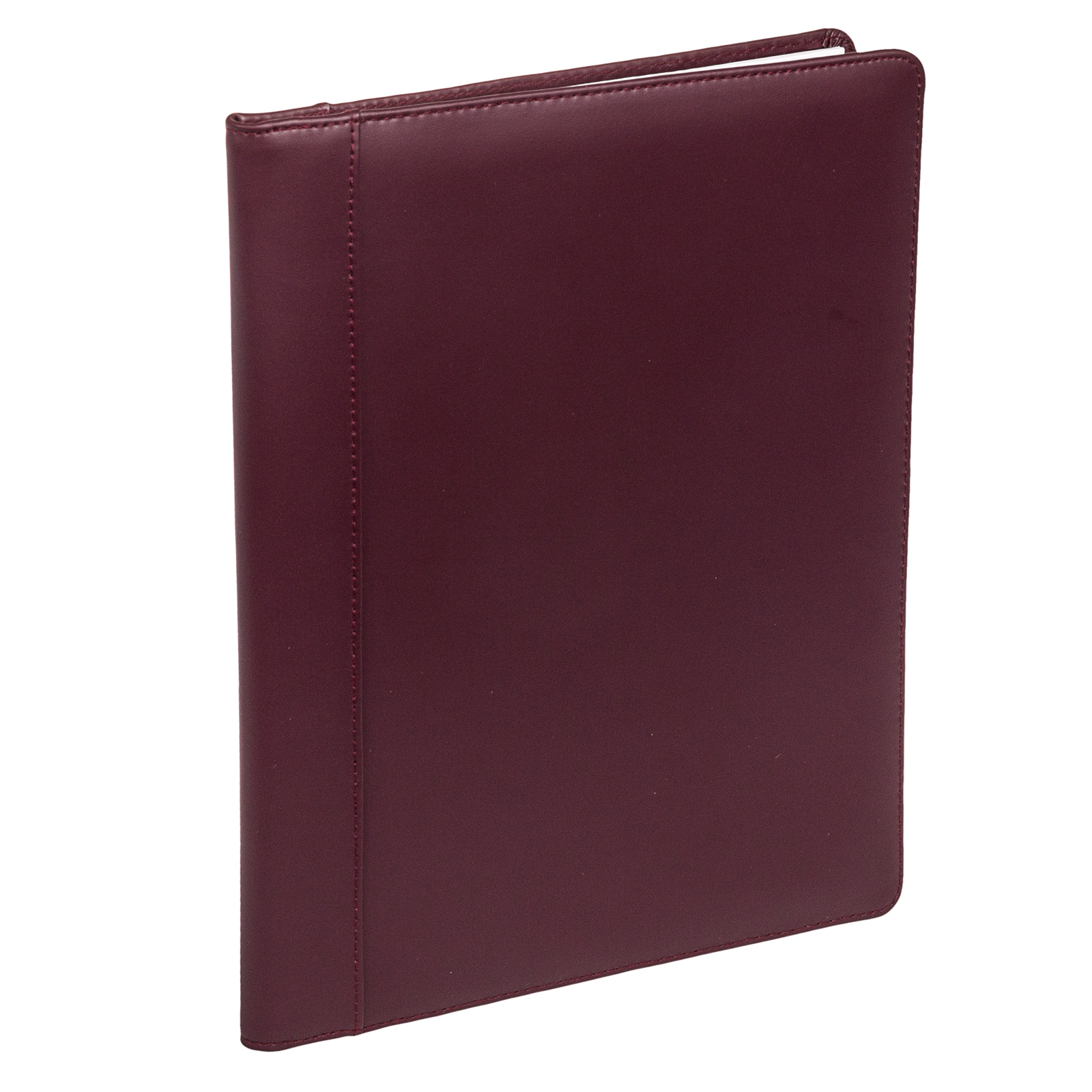 Buxton New Burgundy Genuine Leather Letter Pad Notebook Writing Pad Folio Cover eBay