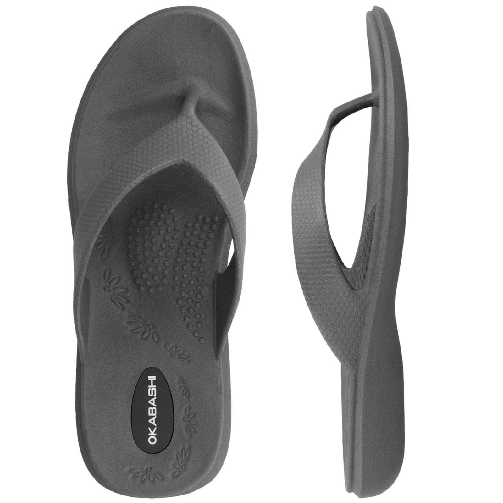 Okabashi Womens Maui Orthopedic Thong Flip Flop Sandal Shoe Footwear | eBay