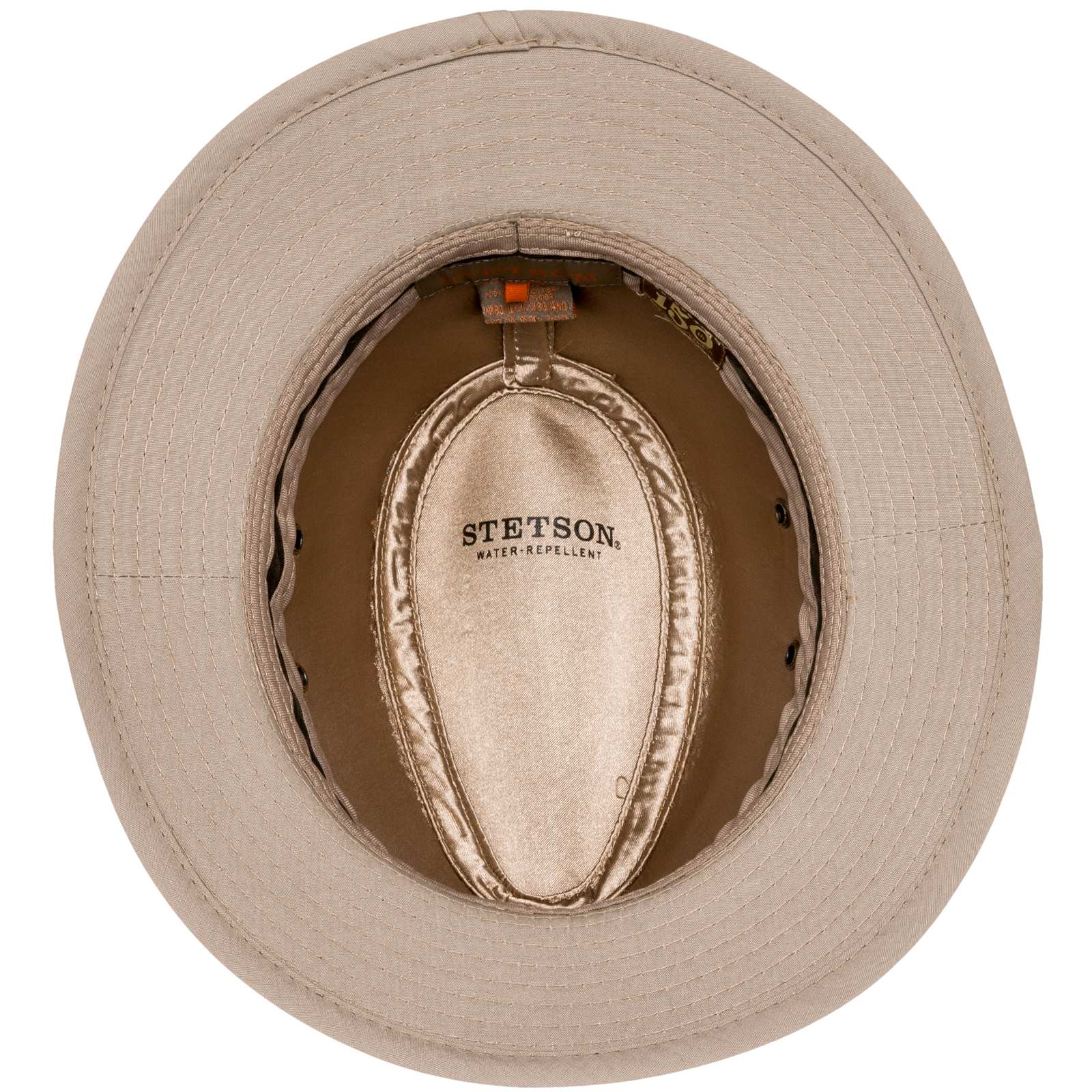 Stetson Dorfman Mens Cotton Gable Water Repellent Safari Sun Cap Hat
