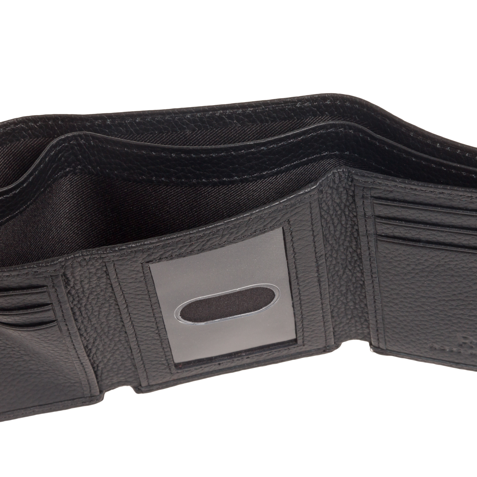 ROSS MICHAELS NEW Mens Genuine Leather ID Logo Trifold Wallet eBay