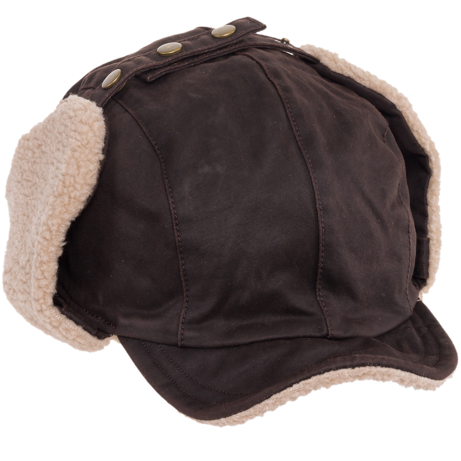 Broner Mens Automatic Pilot Aviator Trapper Bomber Cap Hat w/ Chin