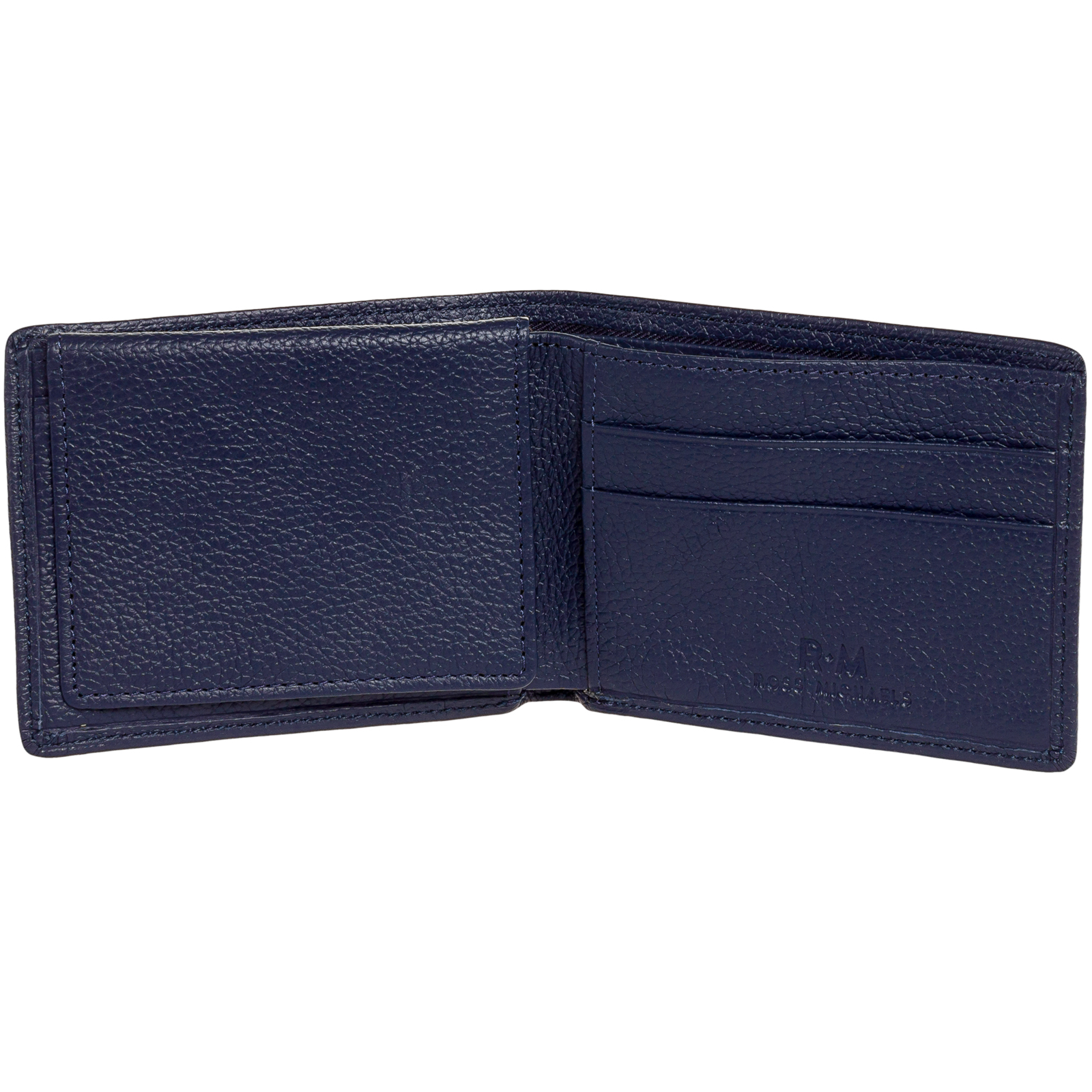 Ross Michaels Mens Leather Flip Up Passcase Wallet w/ RFID Insert eBay