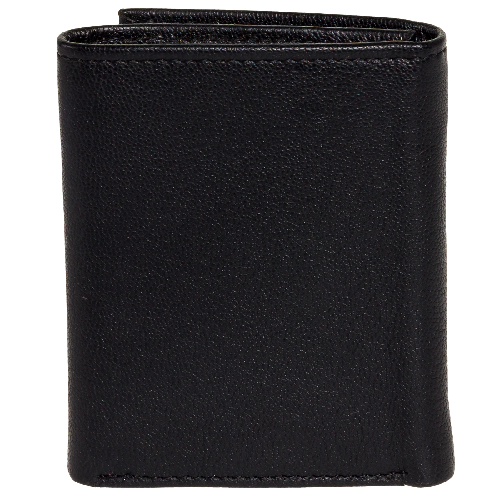 Tommy Hilfiger Mens Pebbled Leather Classic Trifold Billfold Card