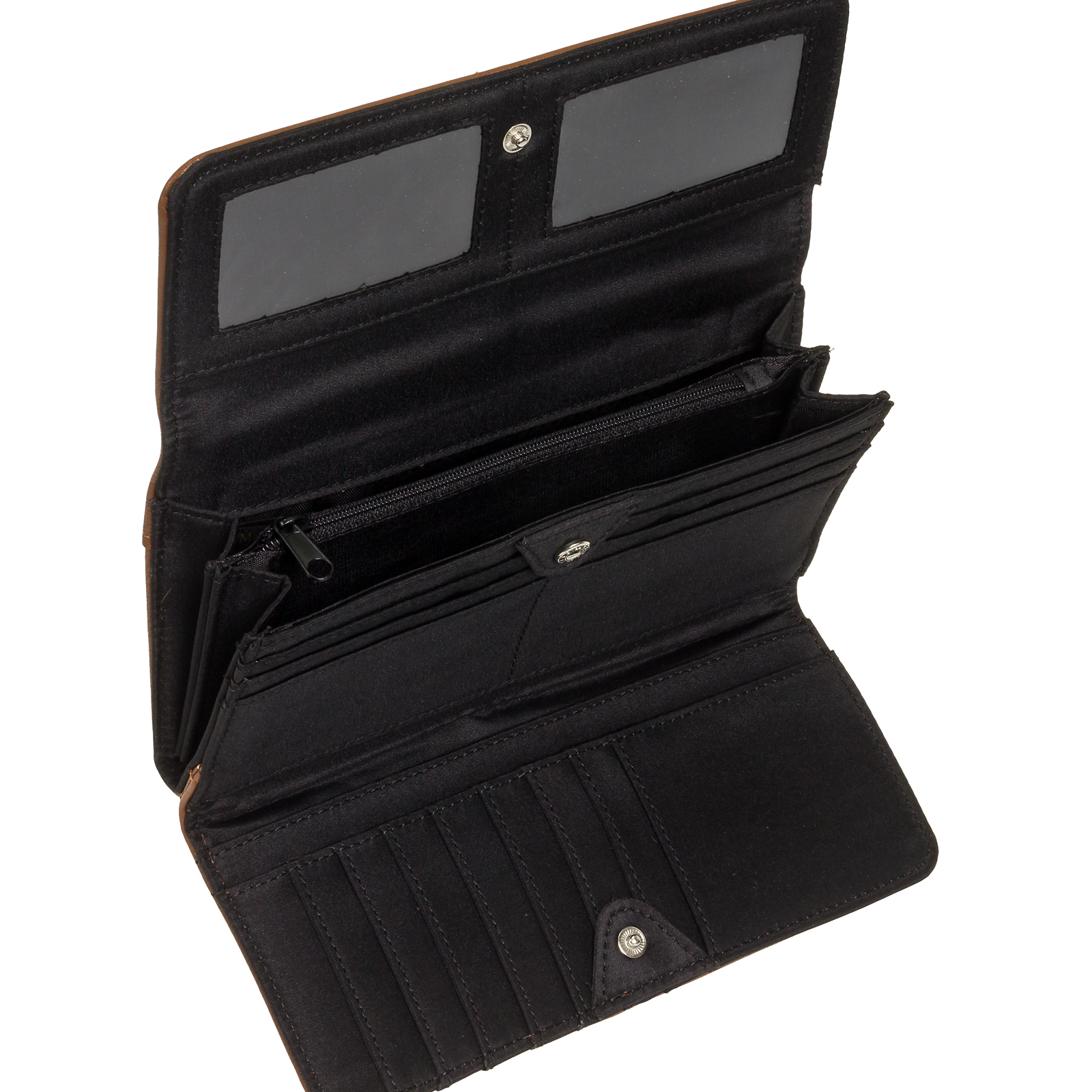 Cole Reaction Womens RFID TriEd & True Trifold Clutch Wallet