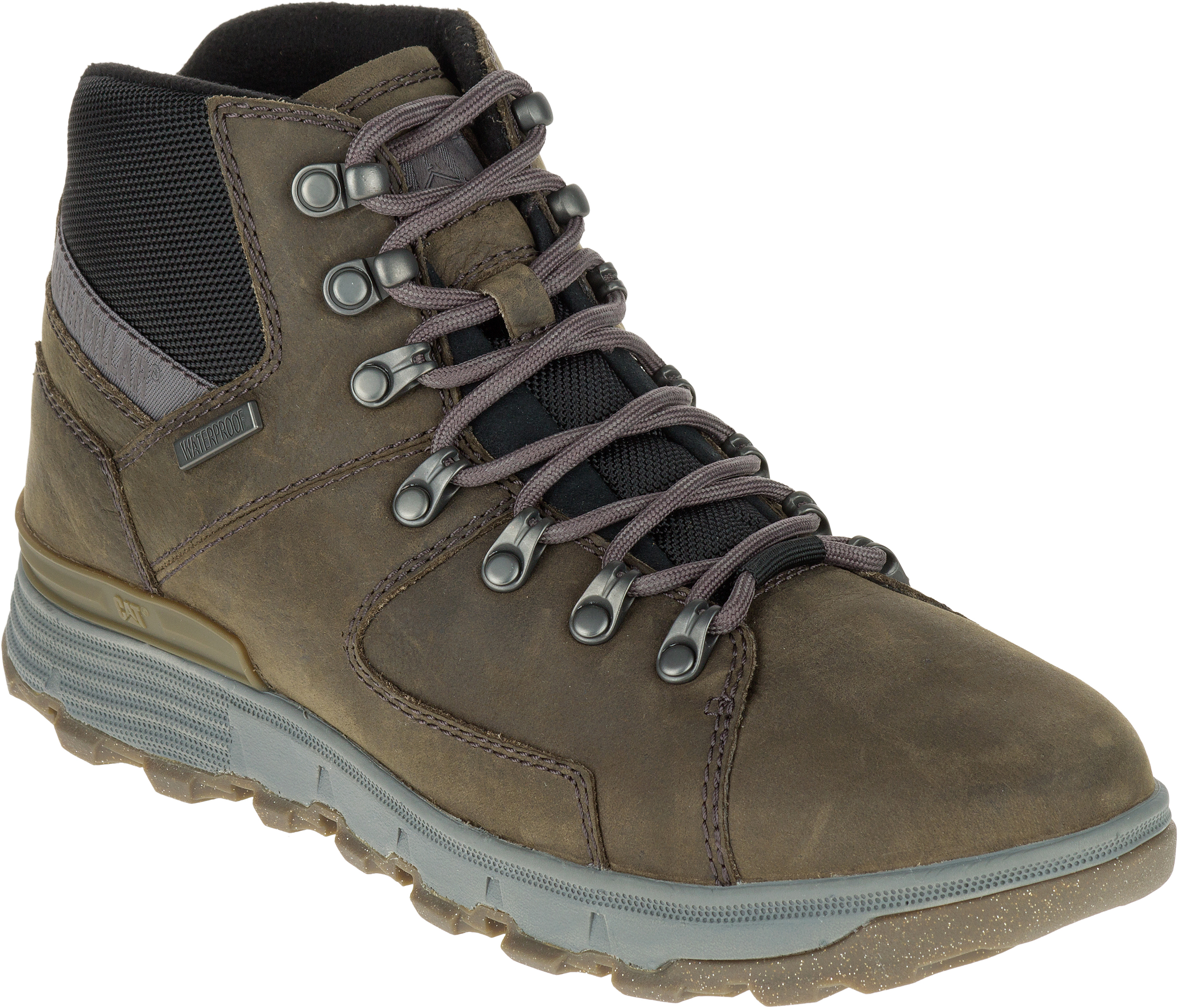 Caterpillar Mens Leather Stiction Hiker WP Ice+ Outdoor Work Boots eBay