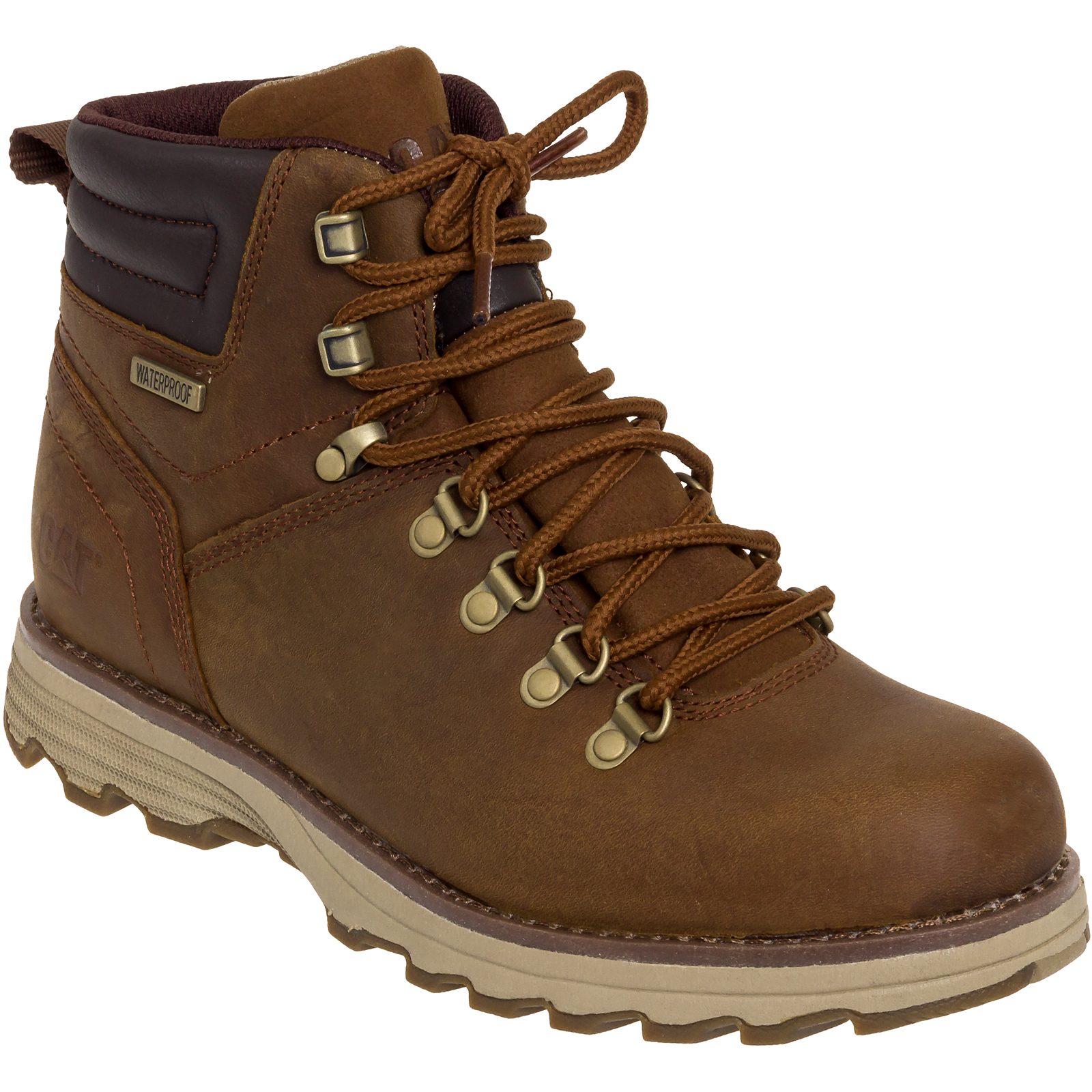 Caterpillar Men's Leather Sire WP Outdoor Hiking Work Boots eBay