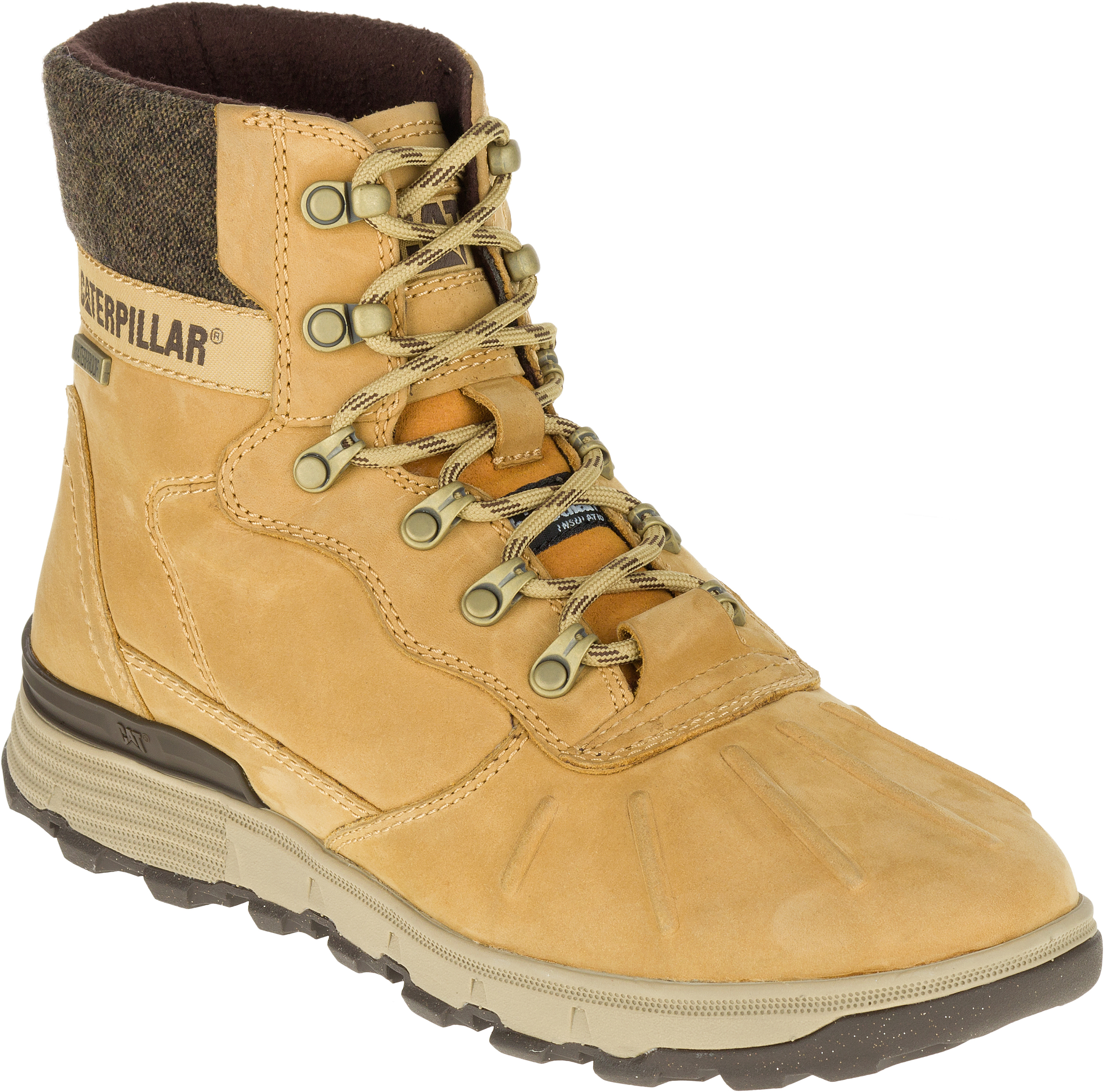 Caterpillar Mens Leather Stiction HI WP Ice+ Outdoor Work Boots eBay