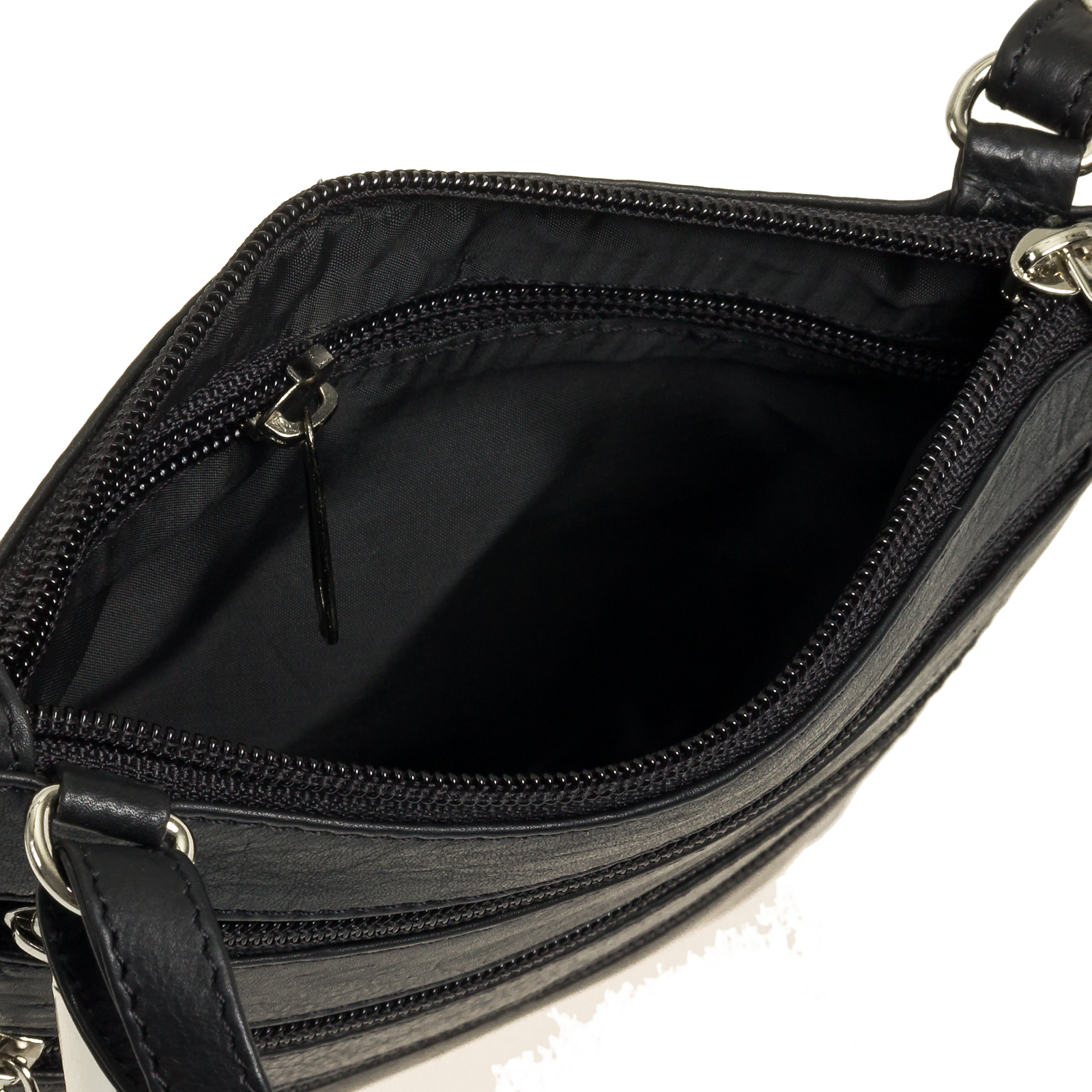 3 Zipper Crossbody Bag
