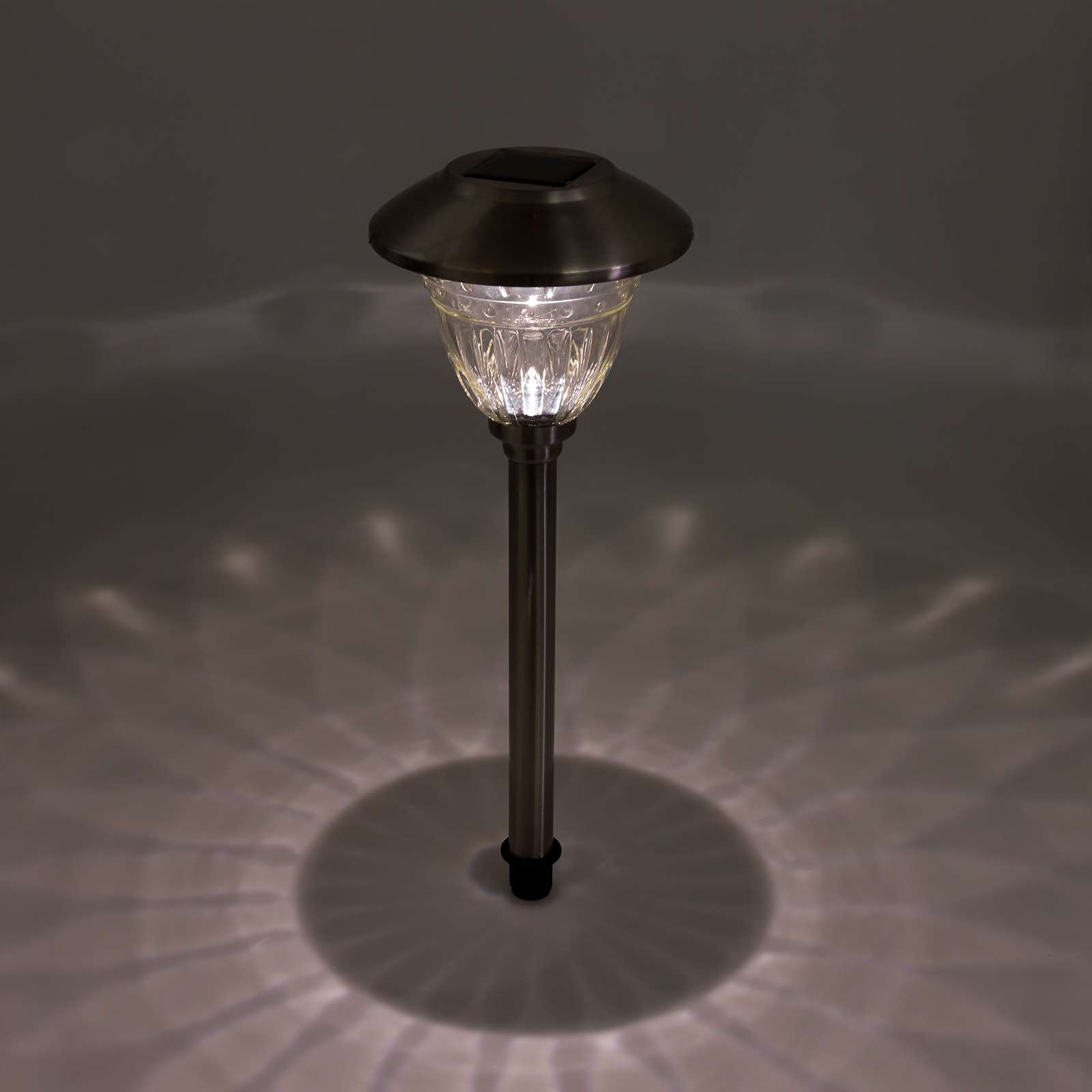 ENERGIZER NEW Stainless Steel LED Solar Stake Path Light Set (10 Pack