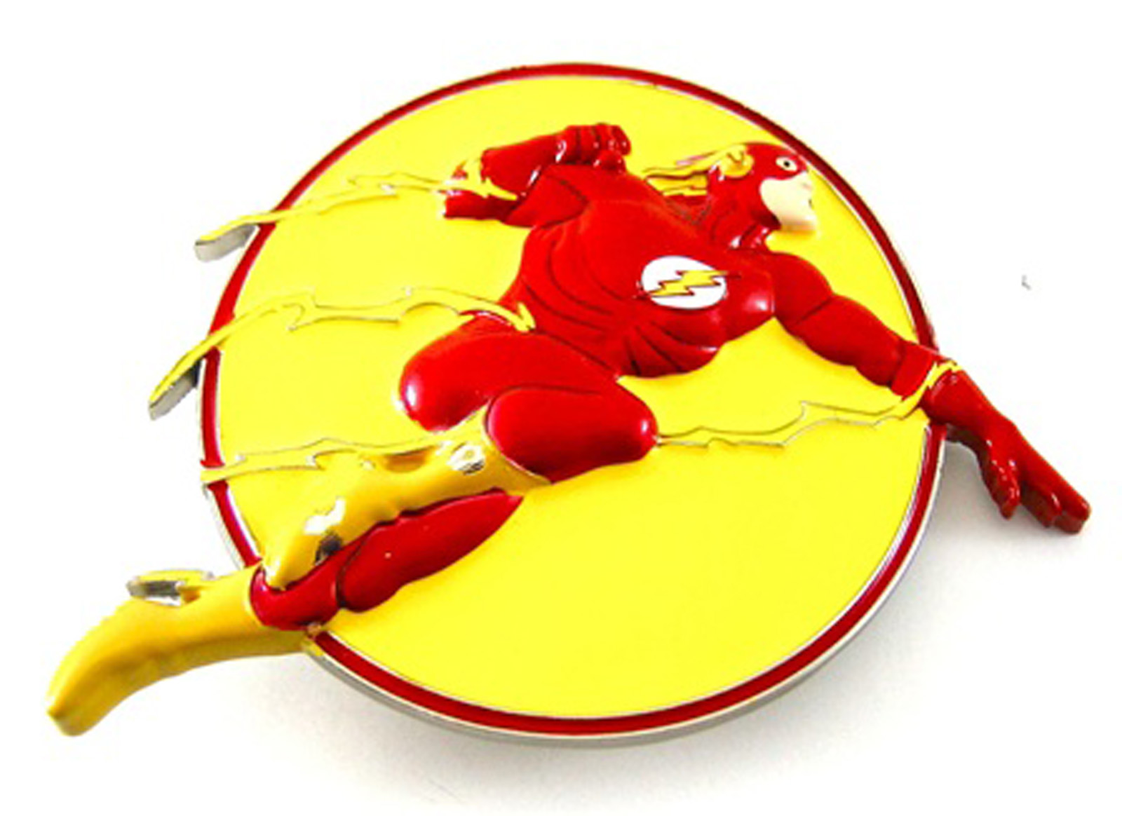 flash : fastest man alive 3d belt buckle