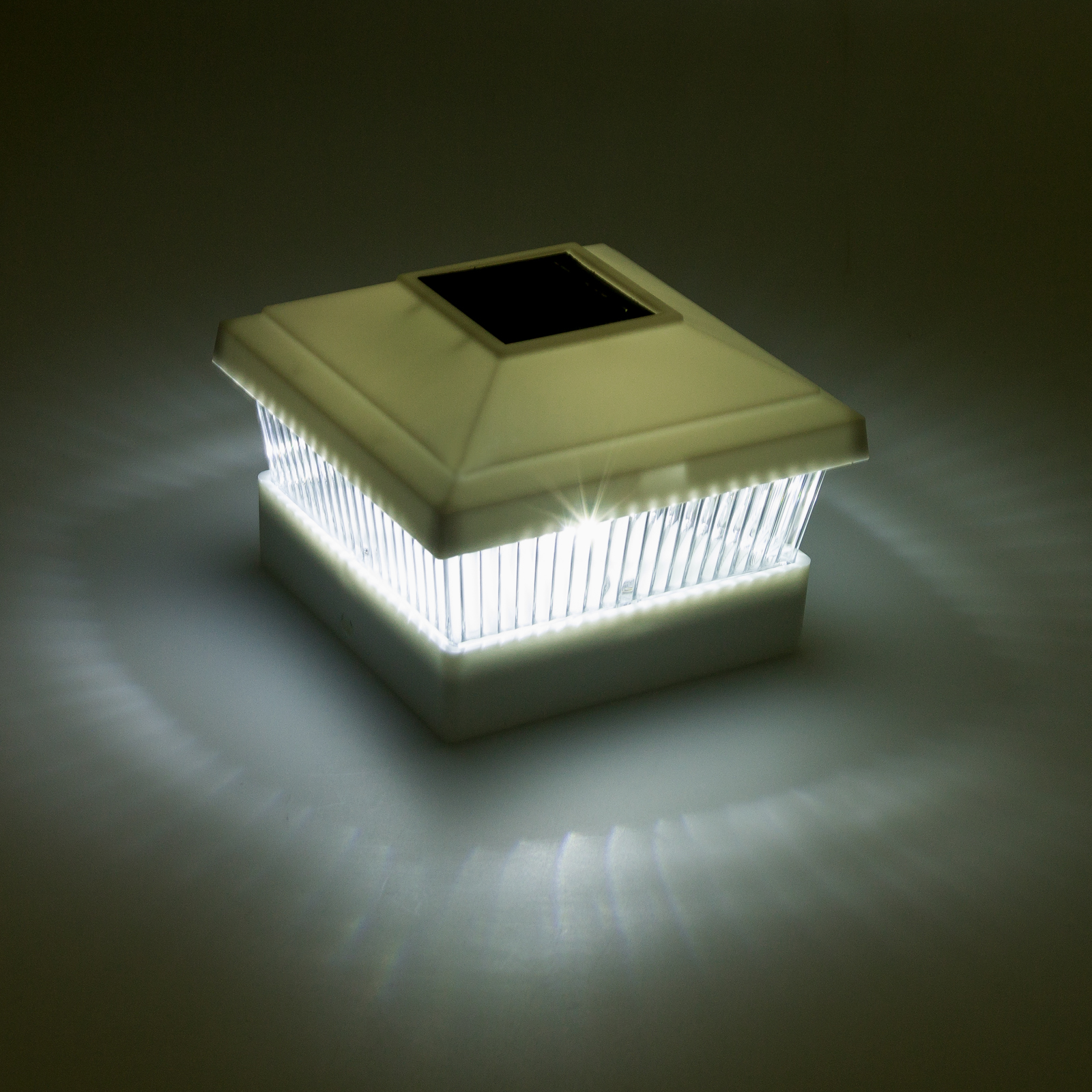 Solar Powered White Outdoor Garden Pathway Deck Dock Patio Fence Solar Powered White Outdoor Garden Pathway Deck Dock Patio Fence Post Light