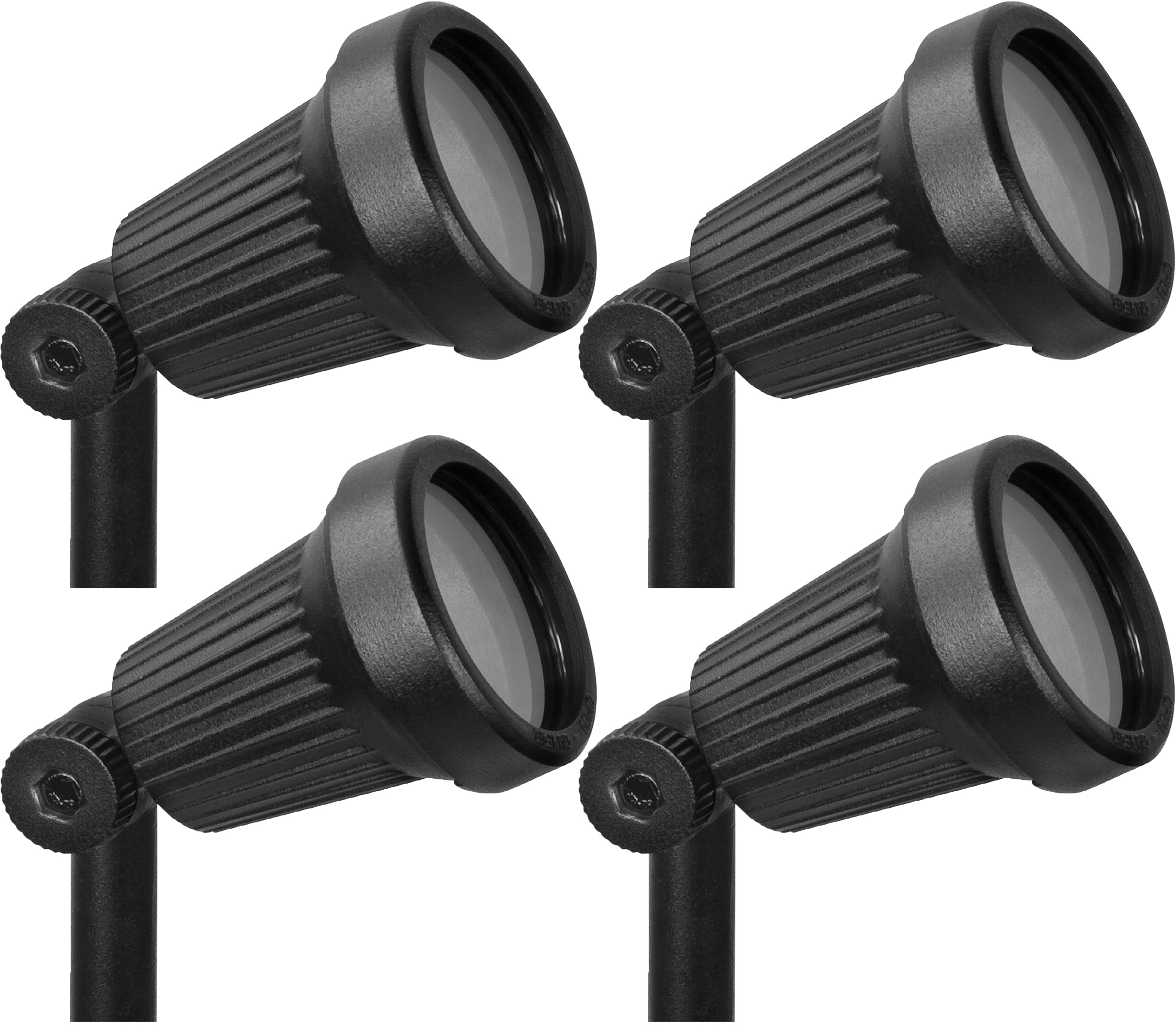 PARADISE Low Voltage Cast Aluminum 20 Watt Halogen Spotlight (4 Pack
