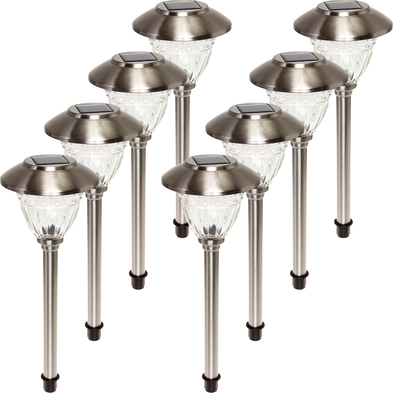 Energizer 8Piece Solar Color Holding Outdoor Solar Path Light Set eBay