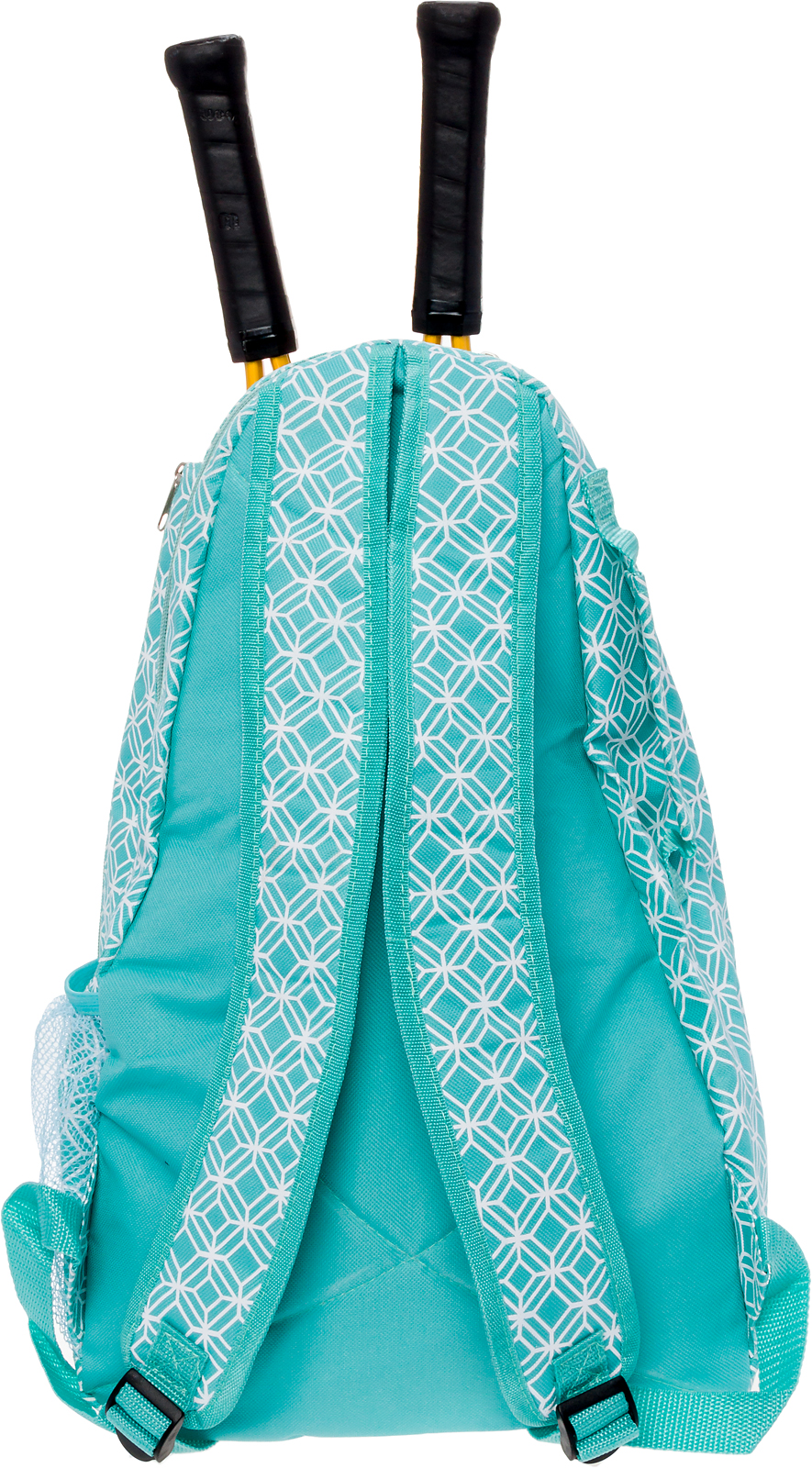 LISH NEW Women's Ace Printed Tennis Racket Holder Travel Backpack Tote