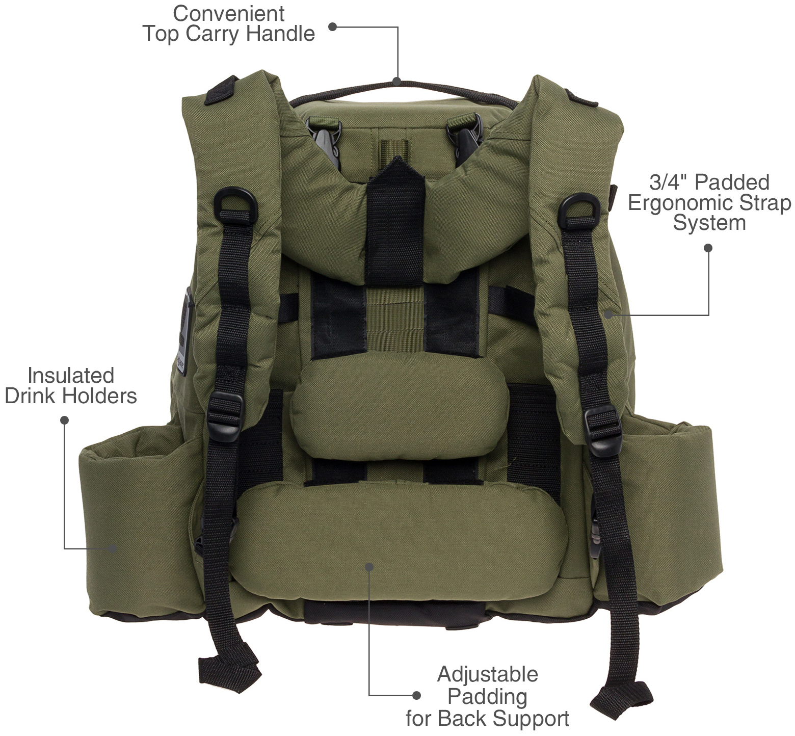 Fusion Pro 25 Disc Capacity Golf Frisbee Backpack Bag W Fusion Pro 25 Disc Capacity Golf Frisbee