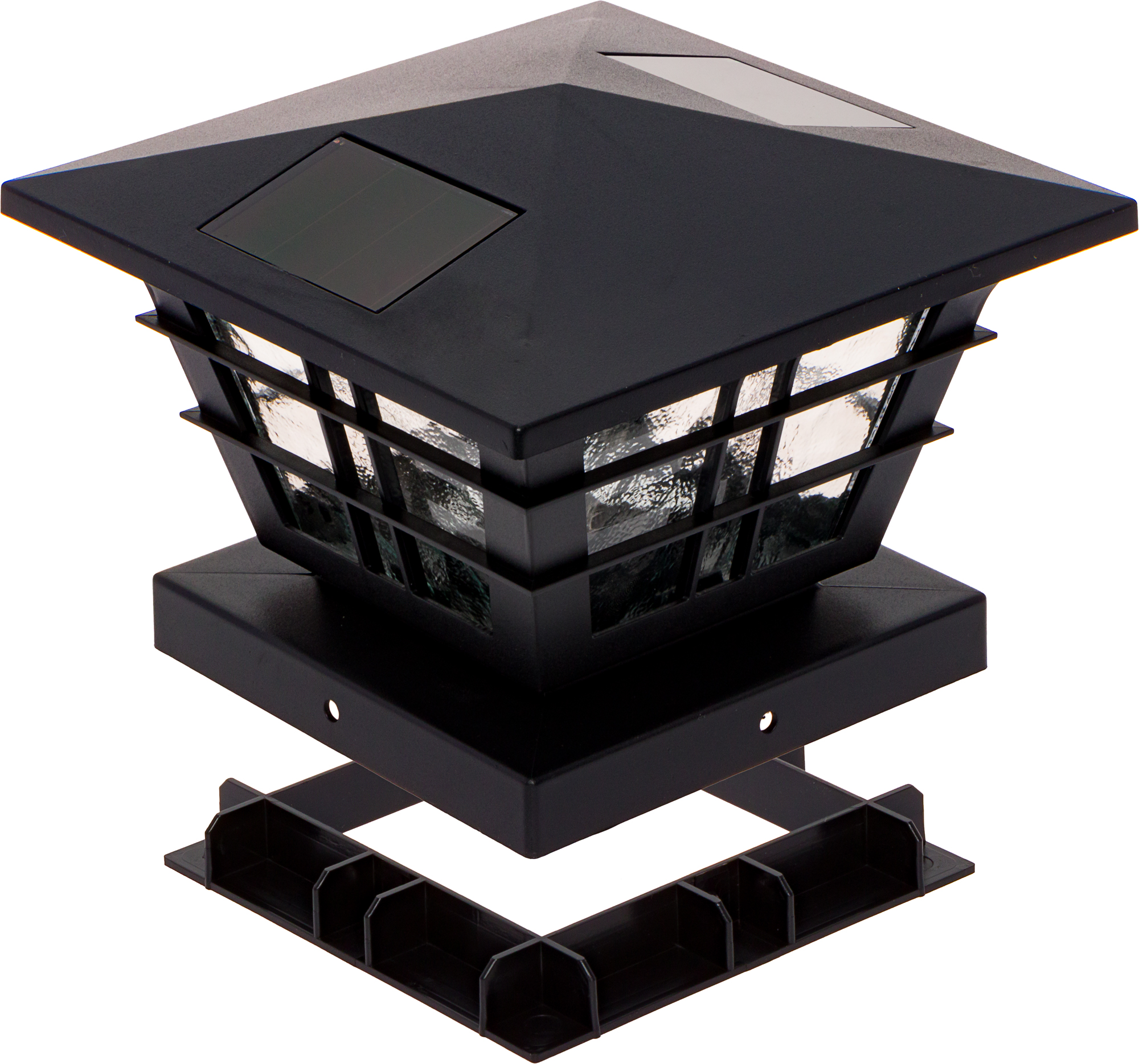 GreenLighting 5x5 Solar Post Cap Light w/ 4x4 Base Adapter (12 Pack) eBay