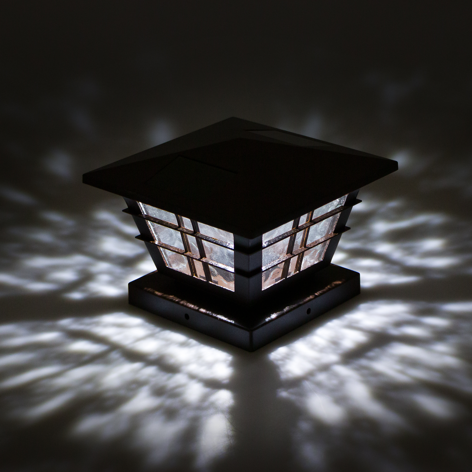 GreenLighting 5x5 Solar Post Cap Light w/ 4x4 Base Adapter (12 Pack) eBay