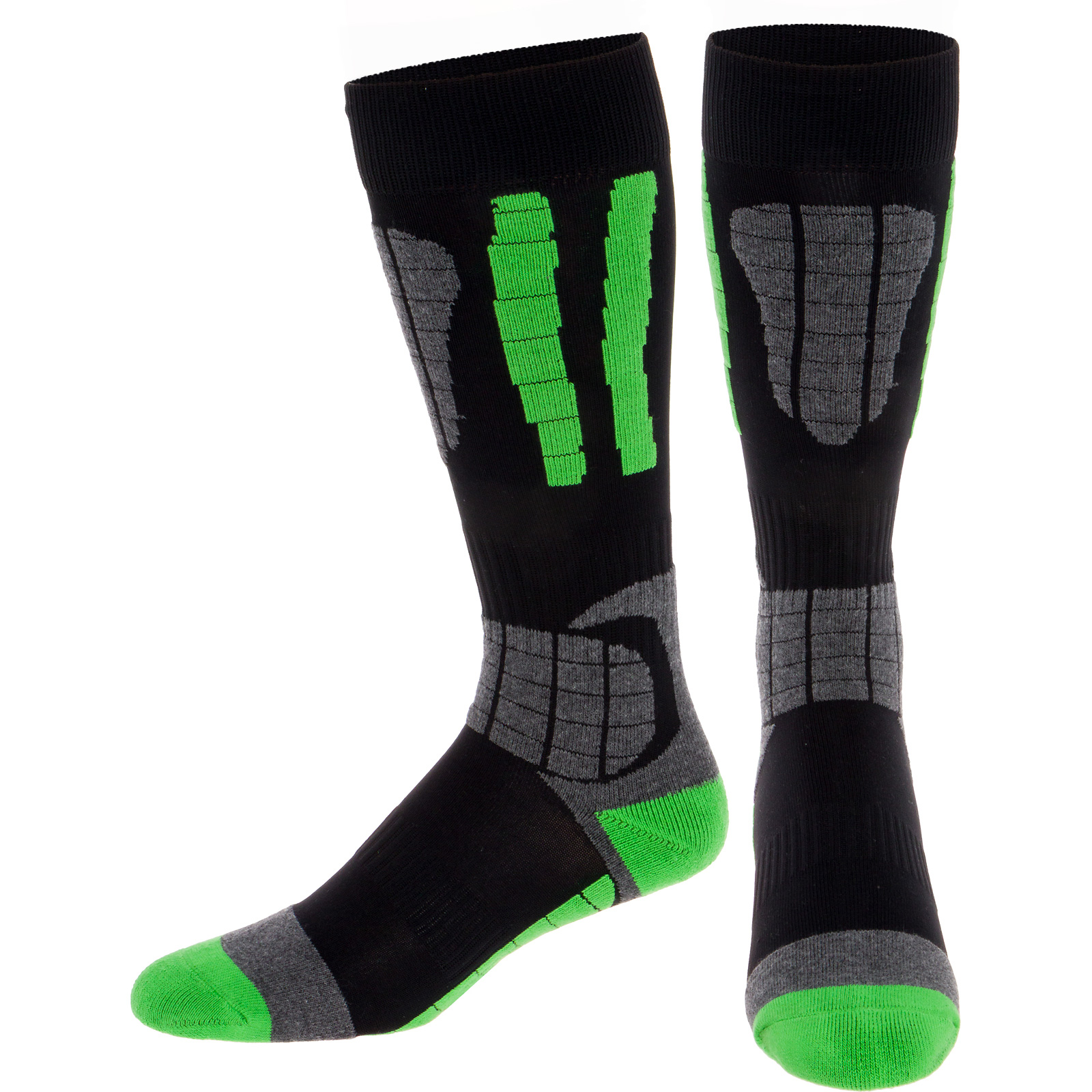 3 Pack LISH Men's Cold Weather Ski Over The Calf Thermal Padded Snow