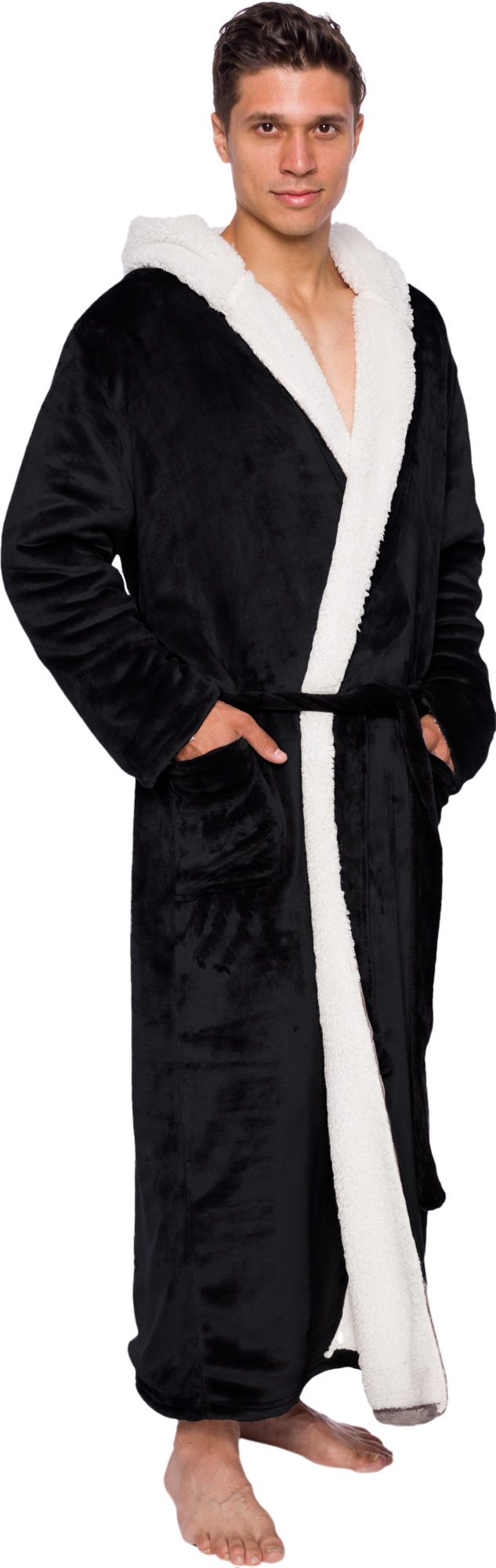 big dressing gown hooded