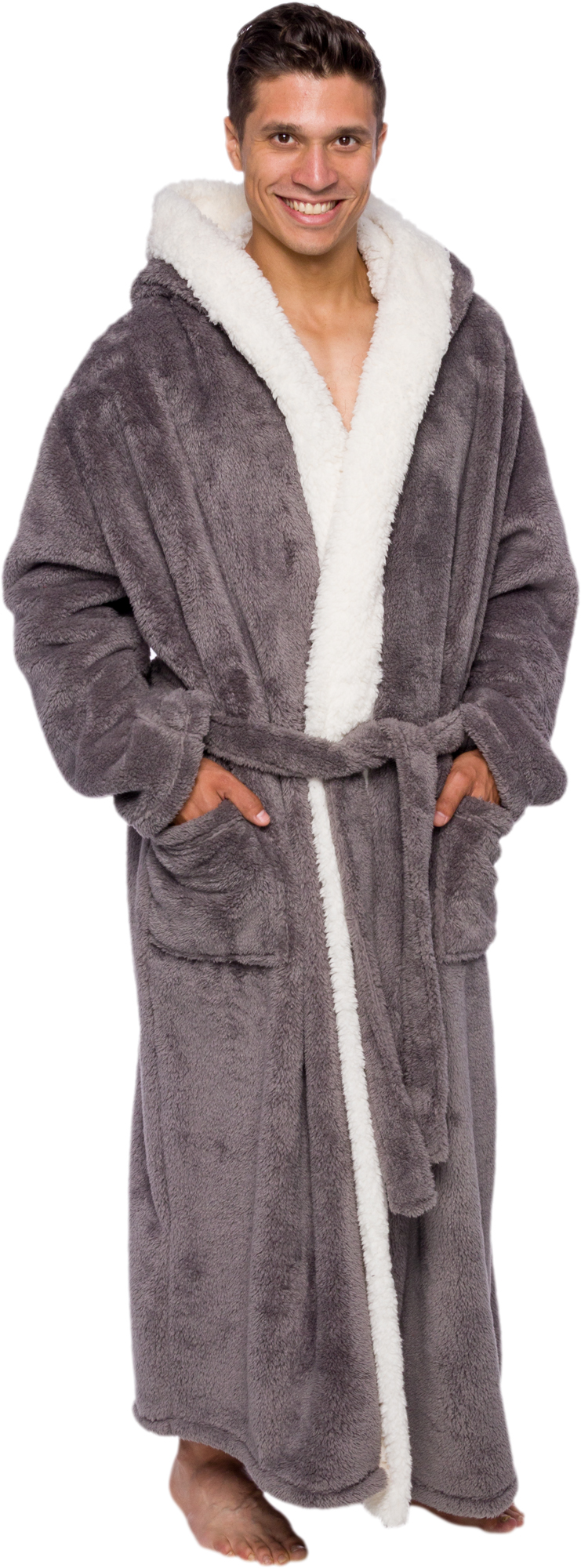 big dressing gown hooded